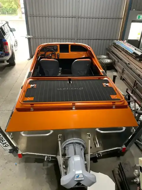 Jet boat unit during repair in the workshop